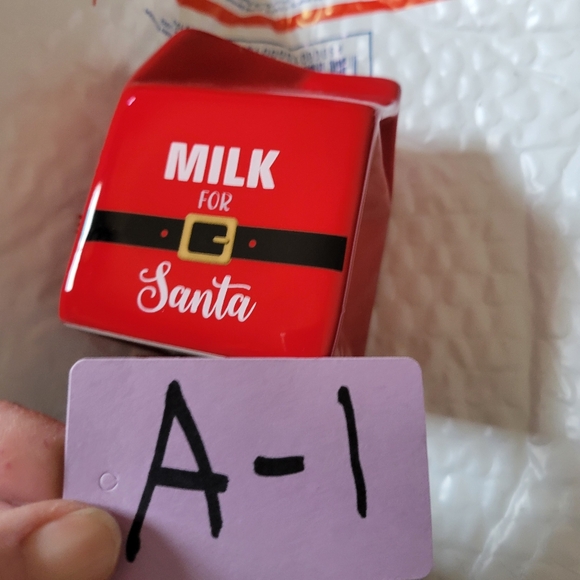 NWT Ashland ceramic milk for Santa container brand new cute - Picture 7 of 7